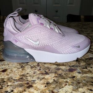 Nike Air Max 270 Light Purple Sneakers, Size 2Y